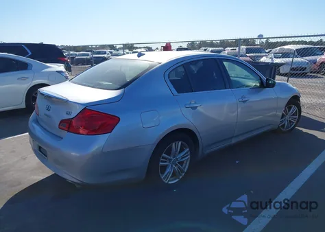 2011 Infiniti G37 Journey from USA, damaged, VIN JN1CV6APXBM500792